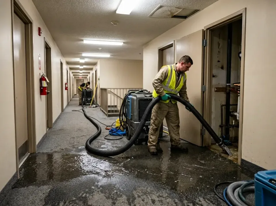 multi-unit-apartment-hallway-f-005 — frequently asked questions, Emergency Burst Pipe Water Extraction & Removal in North Ma…